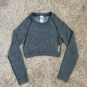 Gymshark Adapt Marl Seamless Crop Top